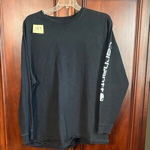 Carhartt Men's Black Long Sleeve Tee Size 2 XL